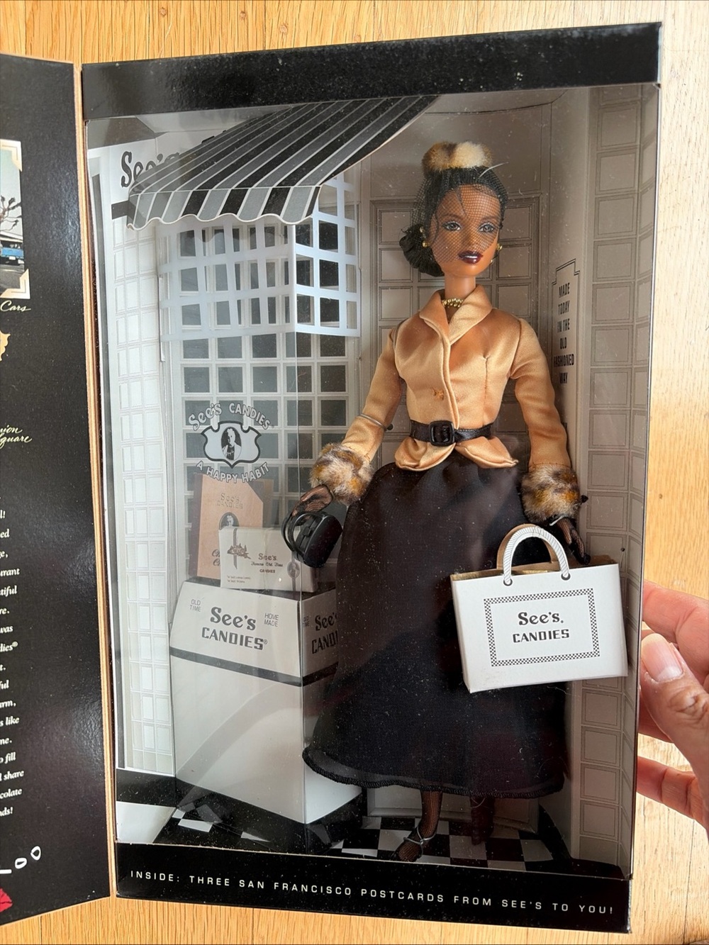 Barbie I left My Heart in San Francisco See’s Candies African American 2001 NIB